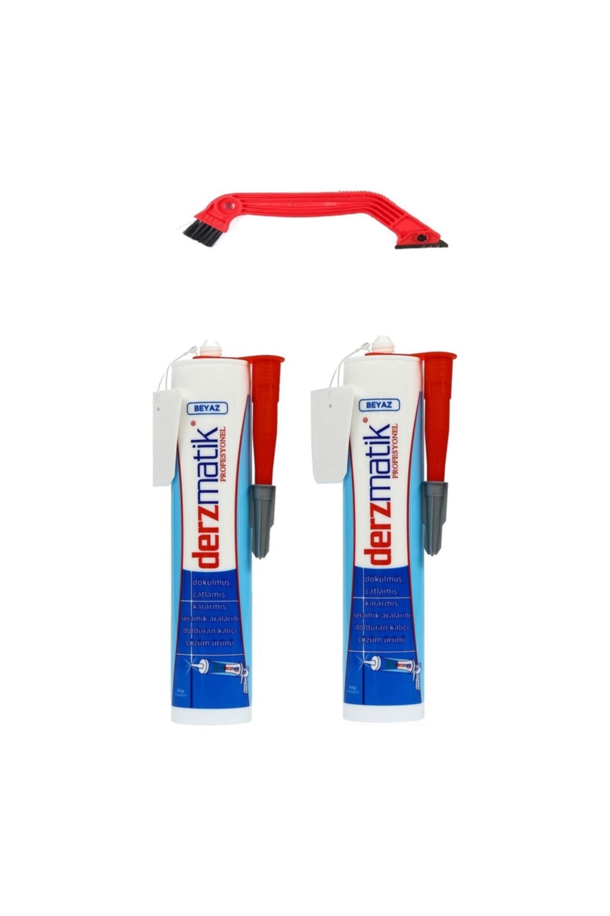 Derzmatik Beyaz Hazır Derz Dolgusu 2 Adet 450 G Ve Kazıyıcı