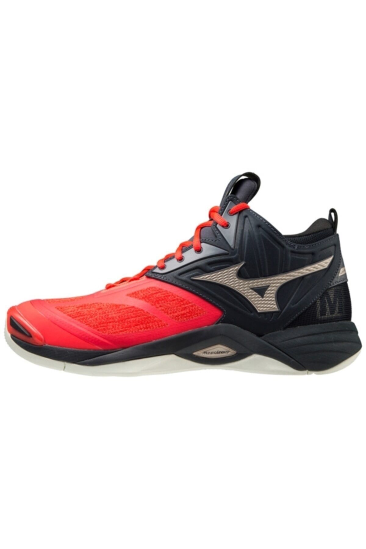MIZUNO Wave Momentum 2 Mid Unisex Voleybol Ayakkabısı Kırmızı/Siyah