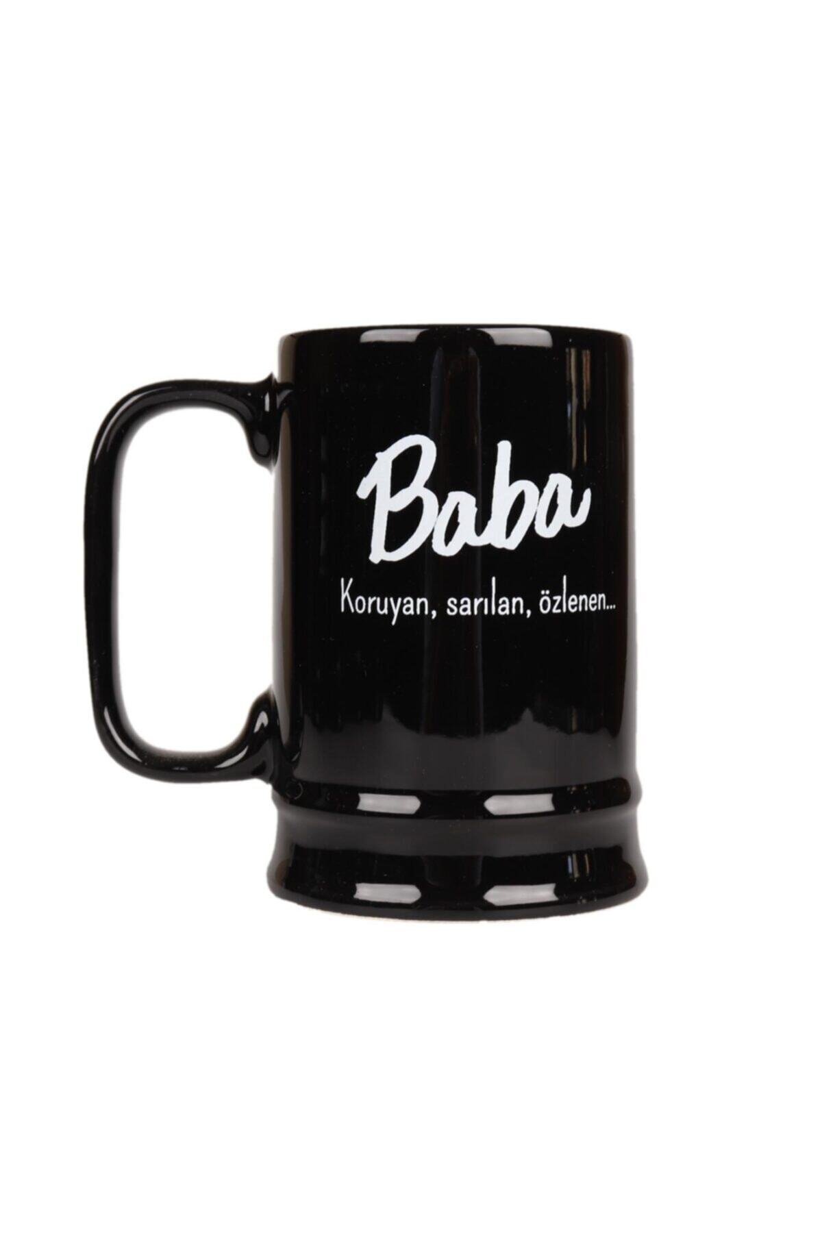 Attach Siyah Baba Tasarım Bardak