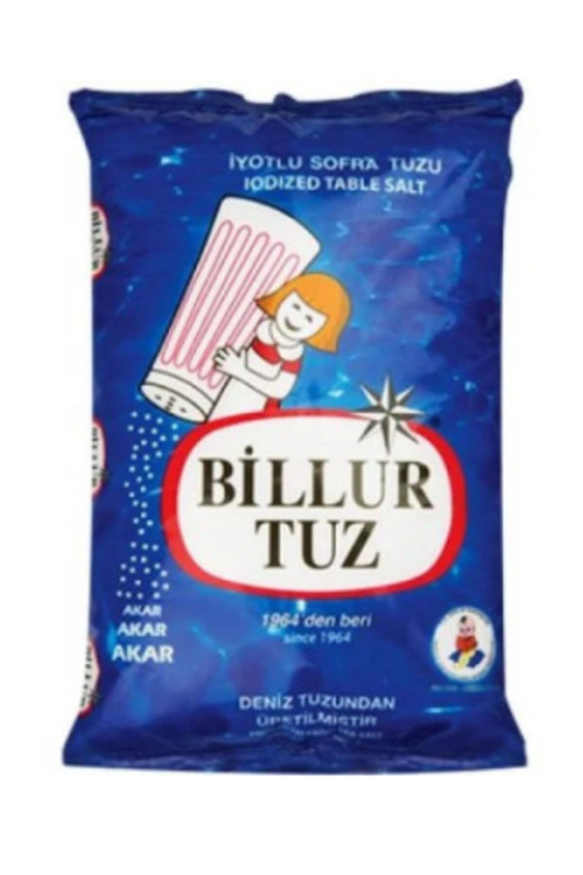 Billur Sofra Tuzu İyotlu 750 gr