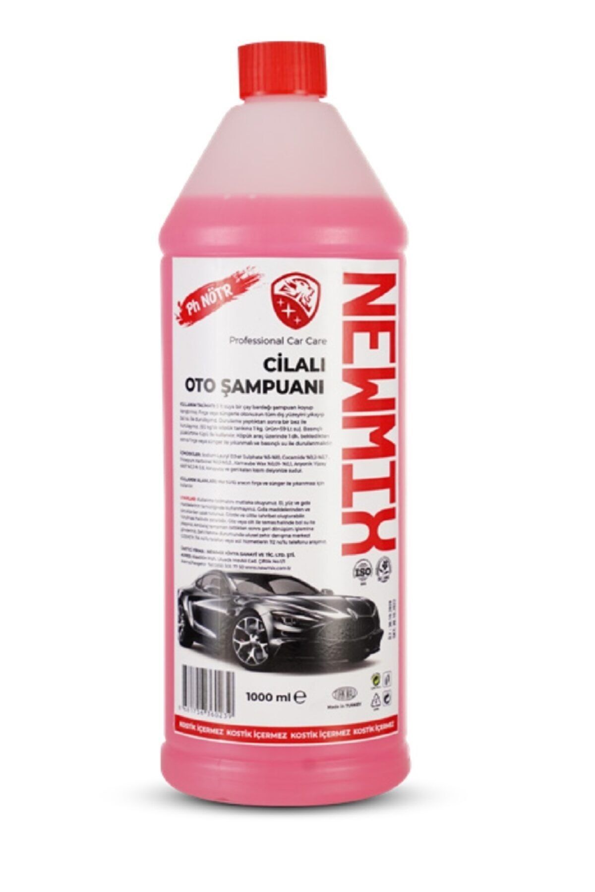 NEWMİX Cilalı Fırçalı Oto Şampuanı1000 ml Nmx-0239