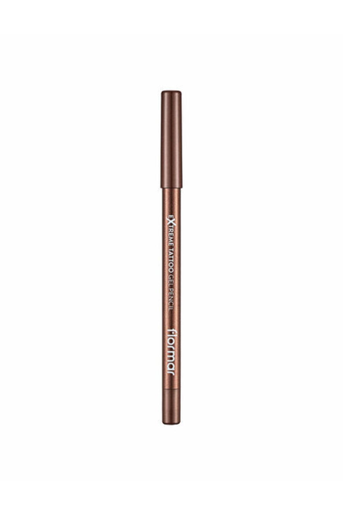 Flormar Göz Kalemi - Extreme Tattoo Gel Pencil 001 Glitzy Brown 47000076-001