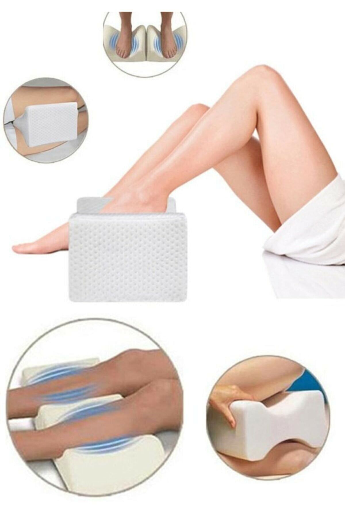YclShop Ortopedik Yastık Bacak Arası, Bel, Kalça Diz Yastığı 25x19x14