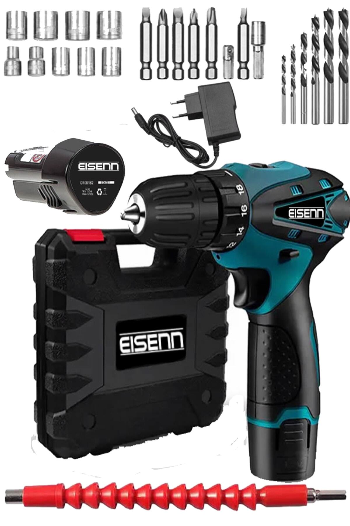 Eisenn Germany Technology Turbo Drill 32 V 5 Ah Samsung Akülü Şarjlı Matkap