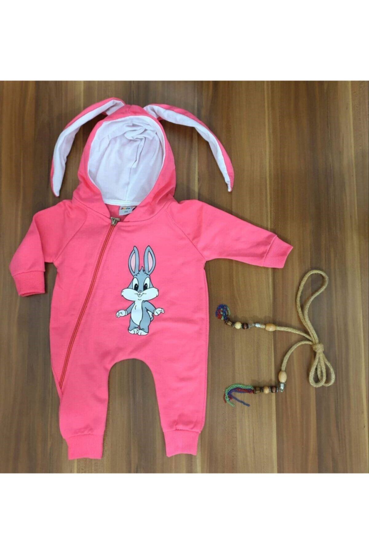UMKEM Yeni Sezon Çok Tarz Unisex Tavşanlı Bebek Tulum 3-16 Ay