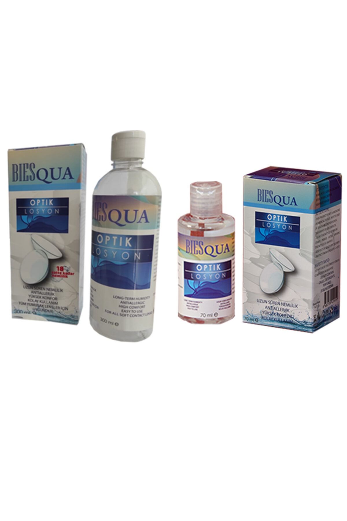 biesqua Lens Solüsyonu 300 ml Ve 70 ml