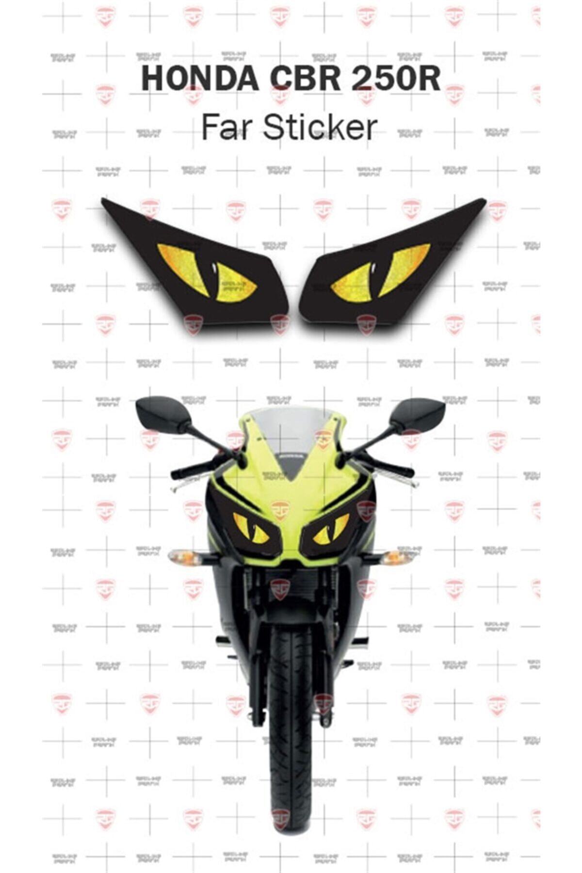 Redline Grafik Honda Cbr 250r Far Filesi Sarı Göz