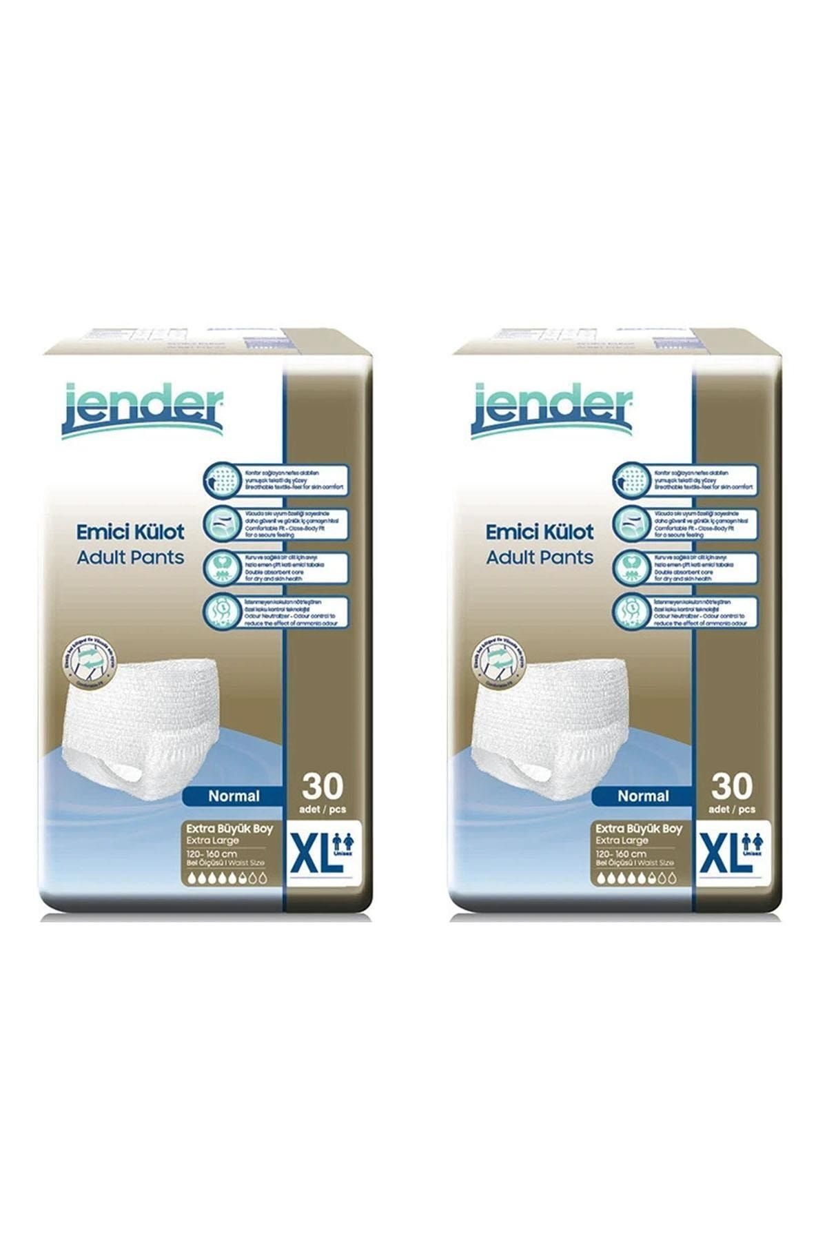 JENDER Emici Külot 2 Paket 60 Adet