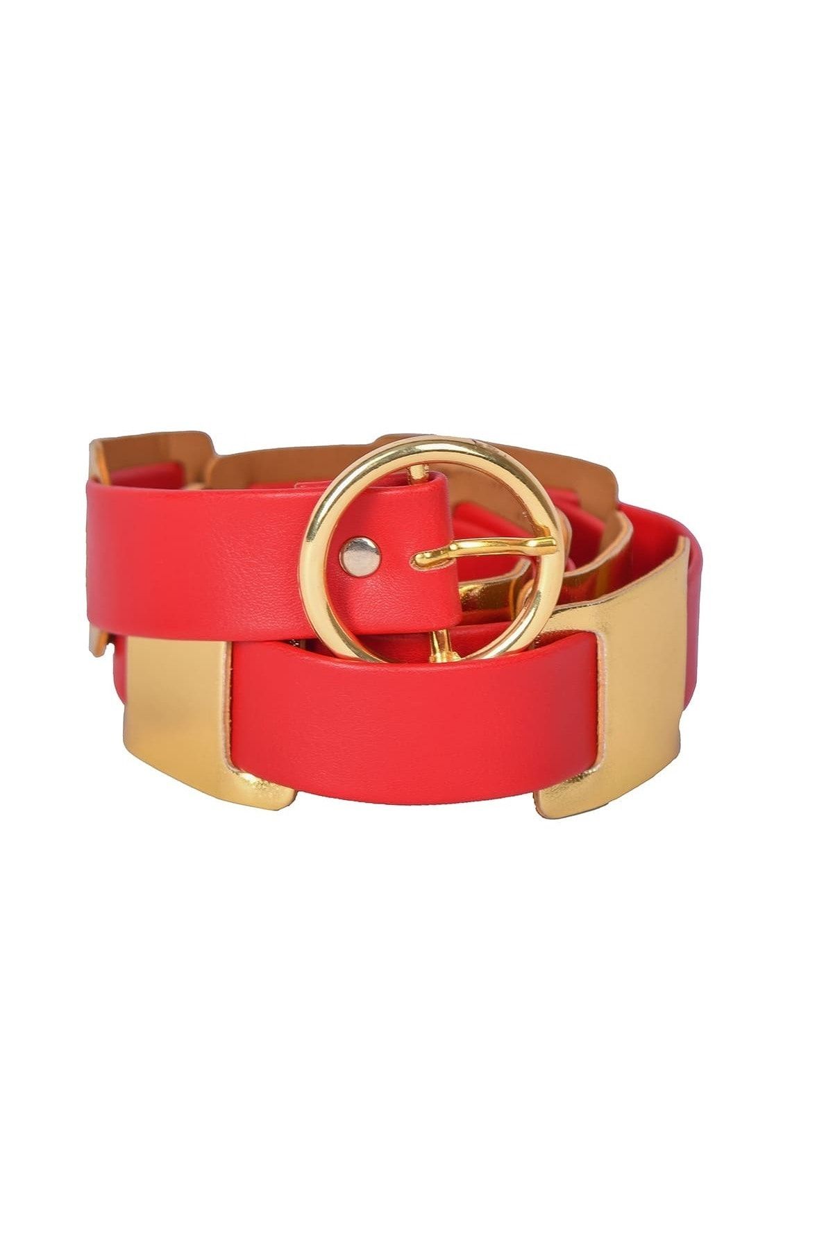 METAKS Kosta Taba Kadın Aksesuar Skor Moda Kemer Skr295