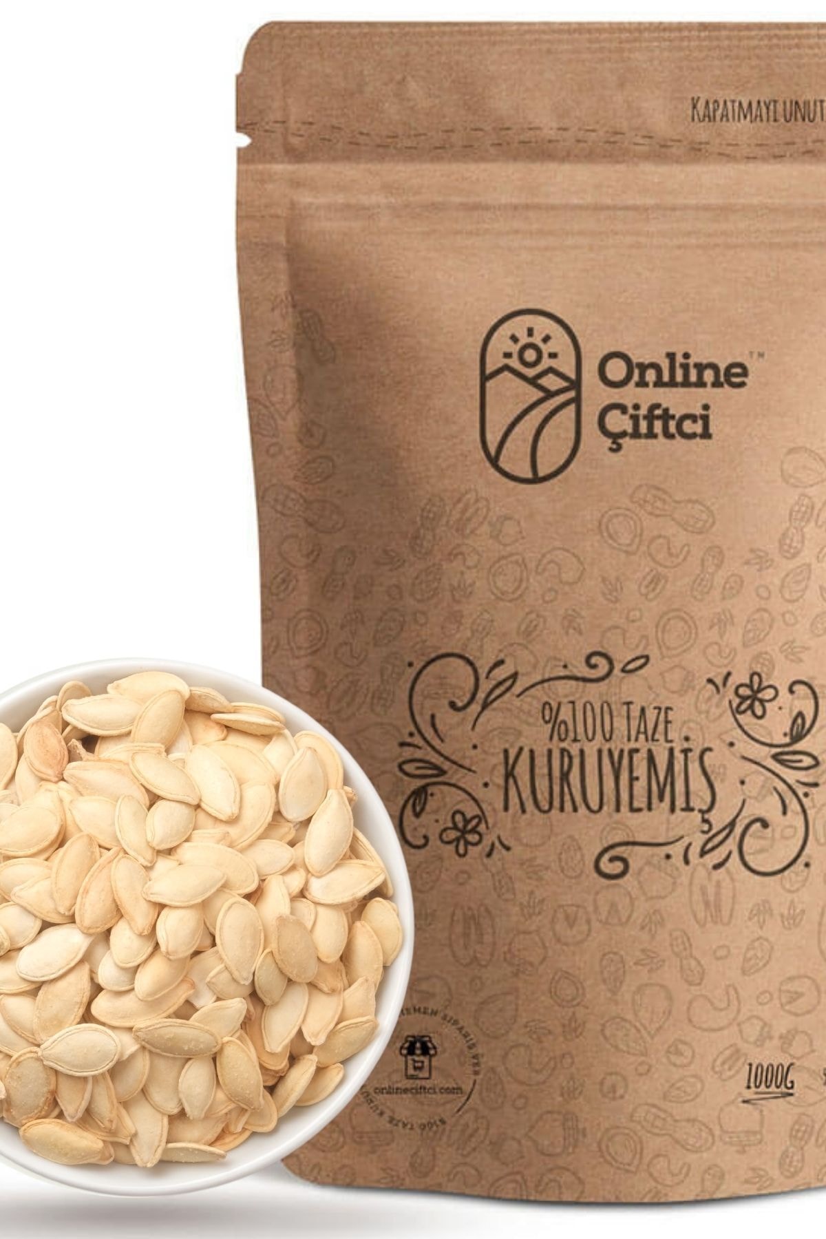Karlıoğlu Nevşehir Kabak Çekirdeği 1kg