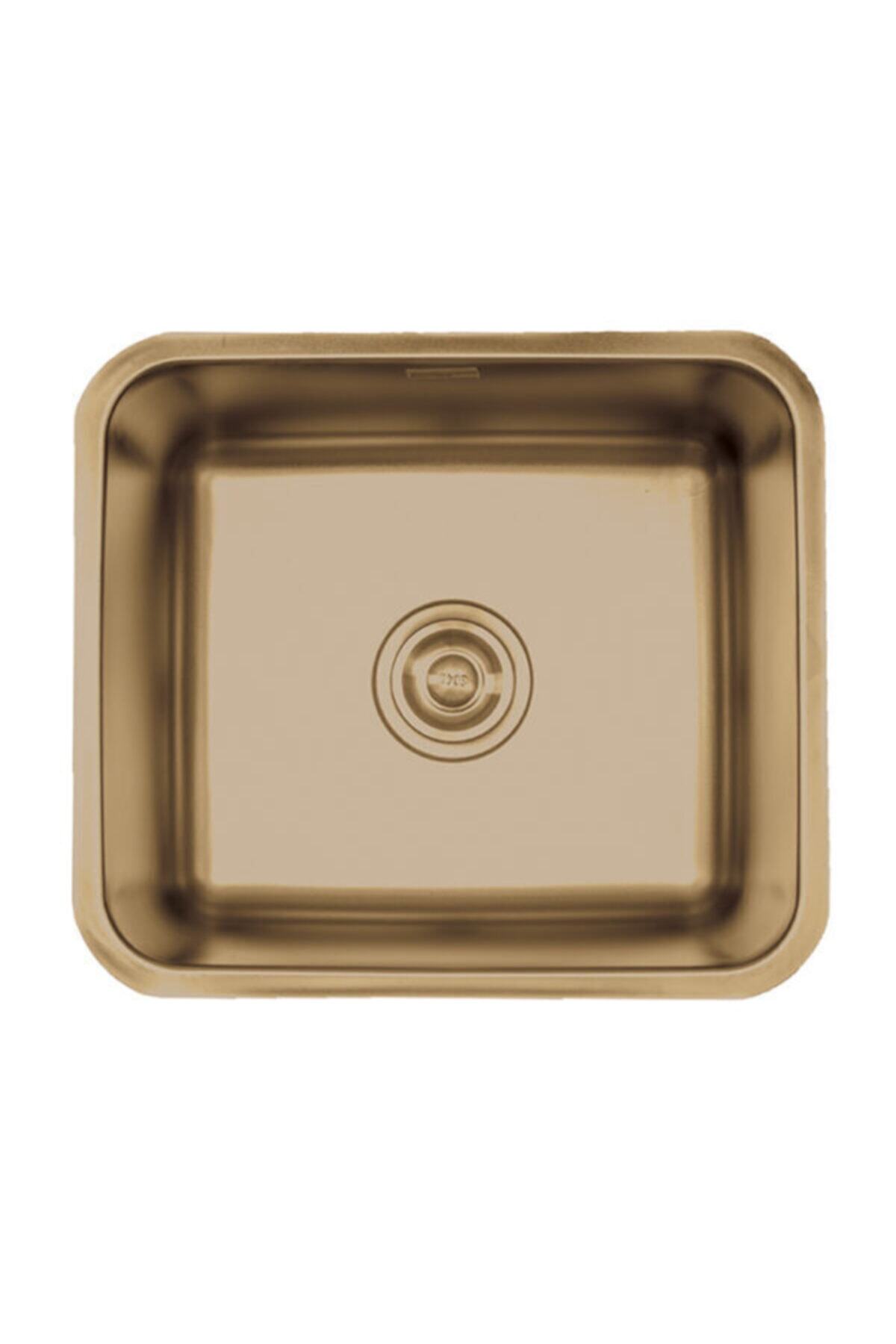 Crauf Lavello 3050 Pvd Kaplama Altın Tezgah Altı Evye 440x490x190