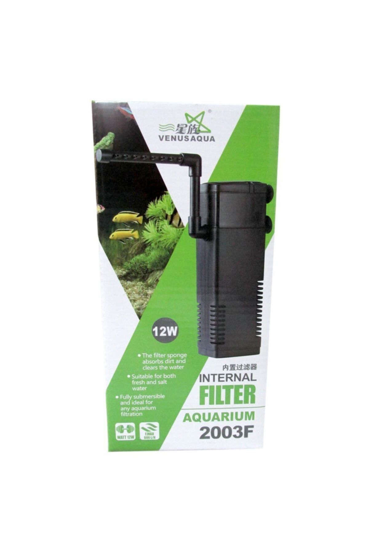 Venusaqua 2003f Akvaryum İç Filtresi 600 lt