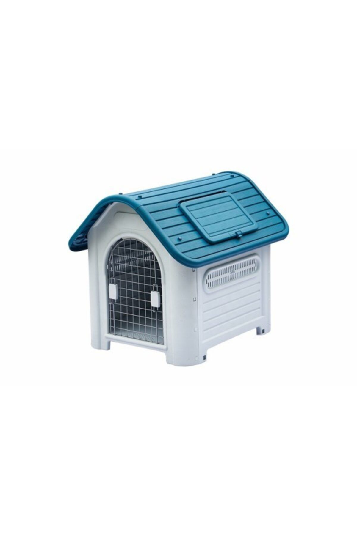 willypet Mancora Kapılı Plastik Köpek Kulübesi, Yeşil, 75x59x66 Cm