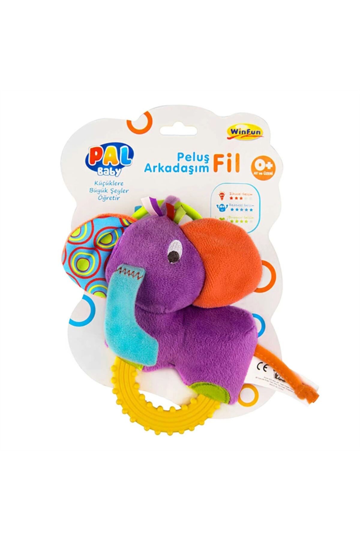 WINFUN Peluş Arkadaşım Fil Dişlikli