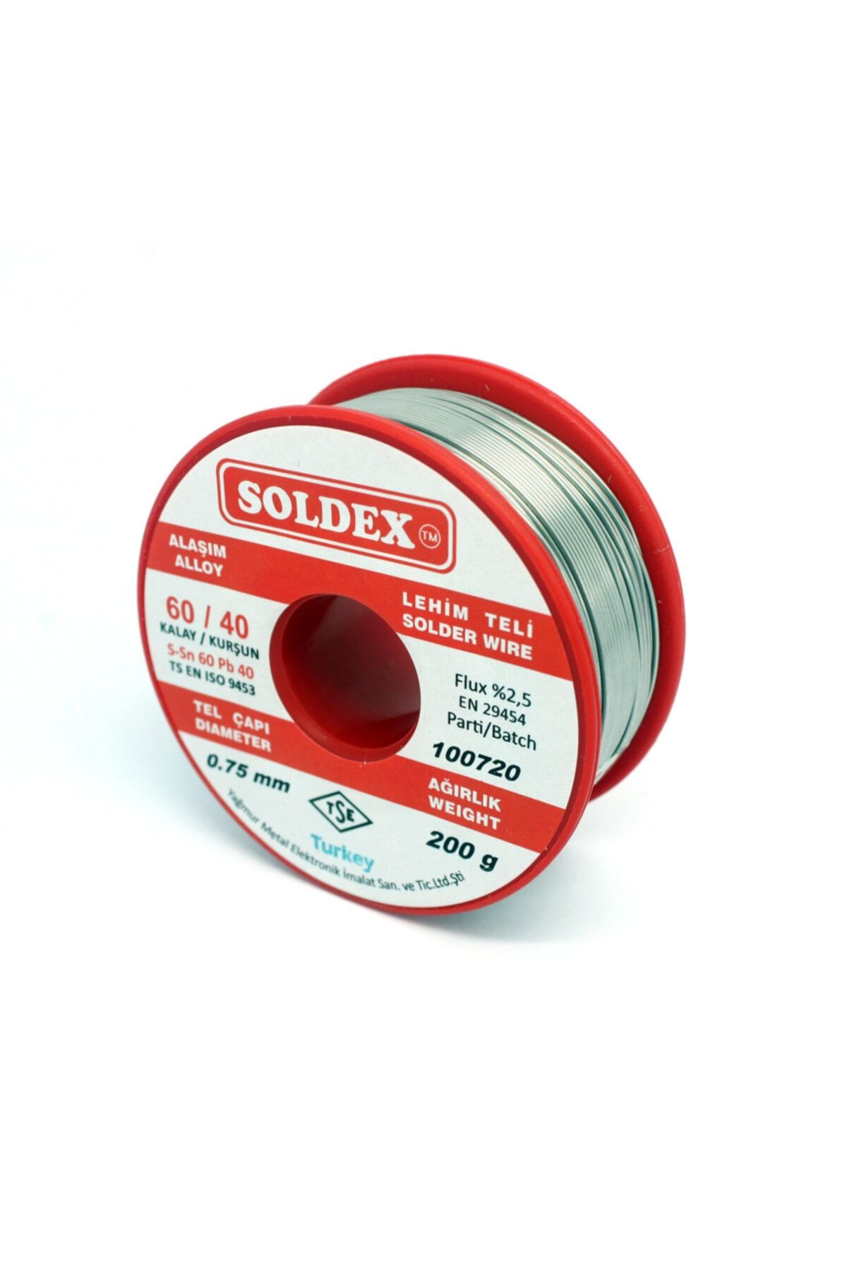 Soldex Lehim Teli 0.75mm 200gr (sn60 Pb40)