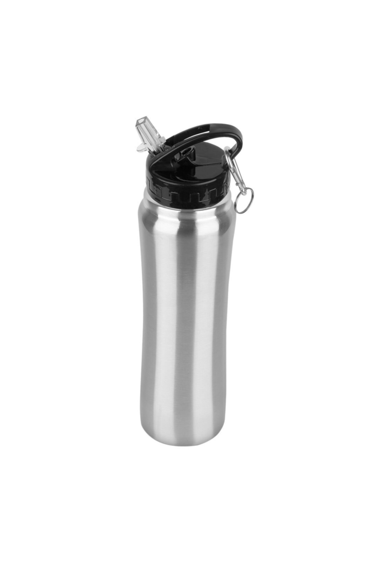SEDEF SİLVER Emzikli 750 Ml Çift Katman Çelik Matara Pipetli Termos