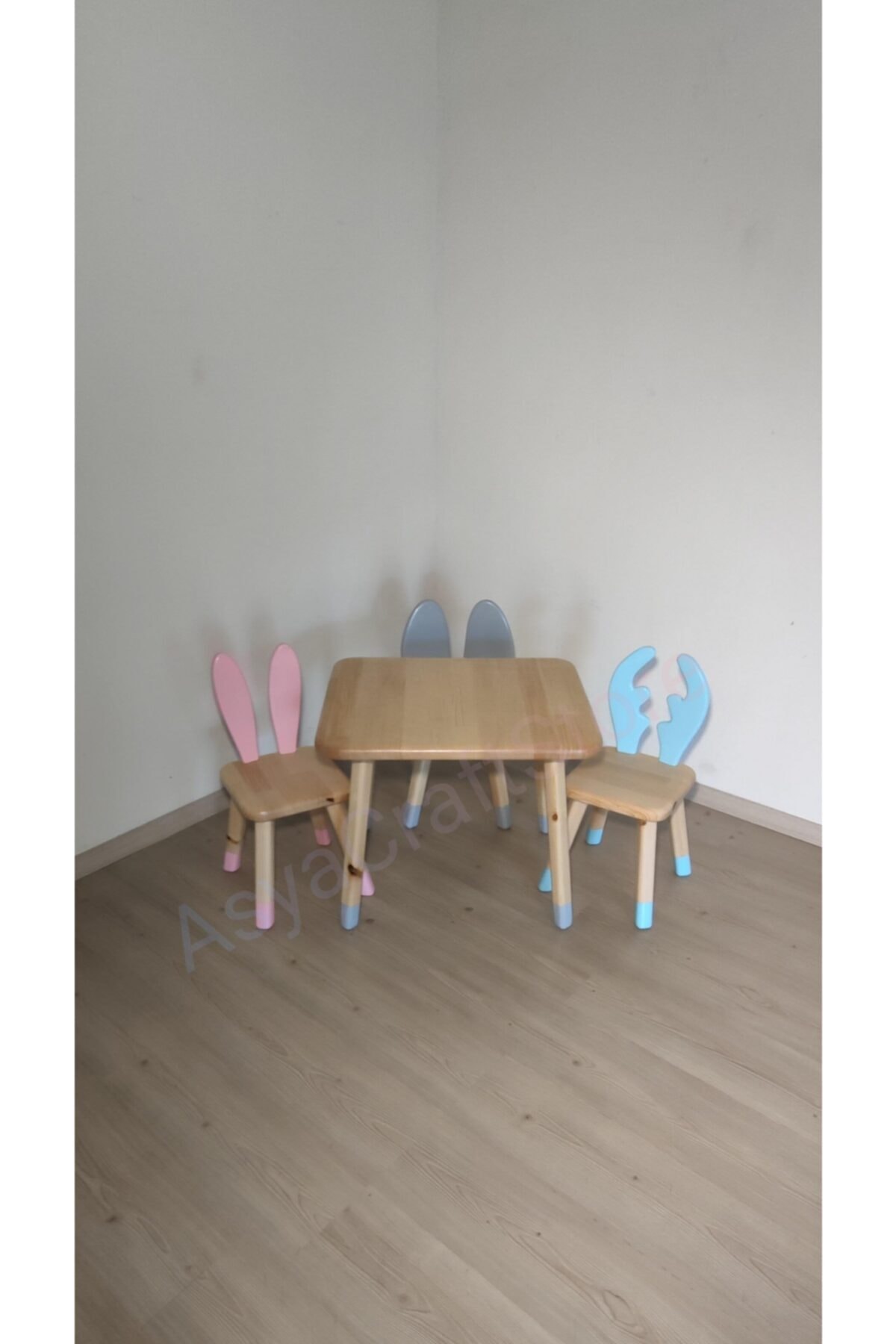 Asya Craft Çocuk Masa Ve Sandalyesi