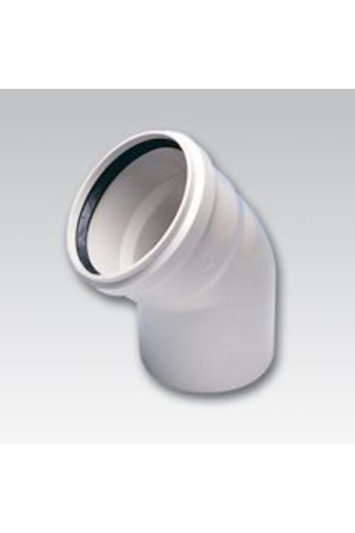 HAKAN PLASTİK 200x45 Pvc Boru Açık Dirsek