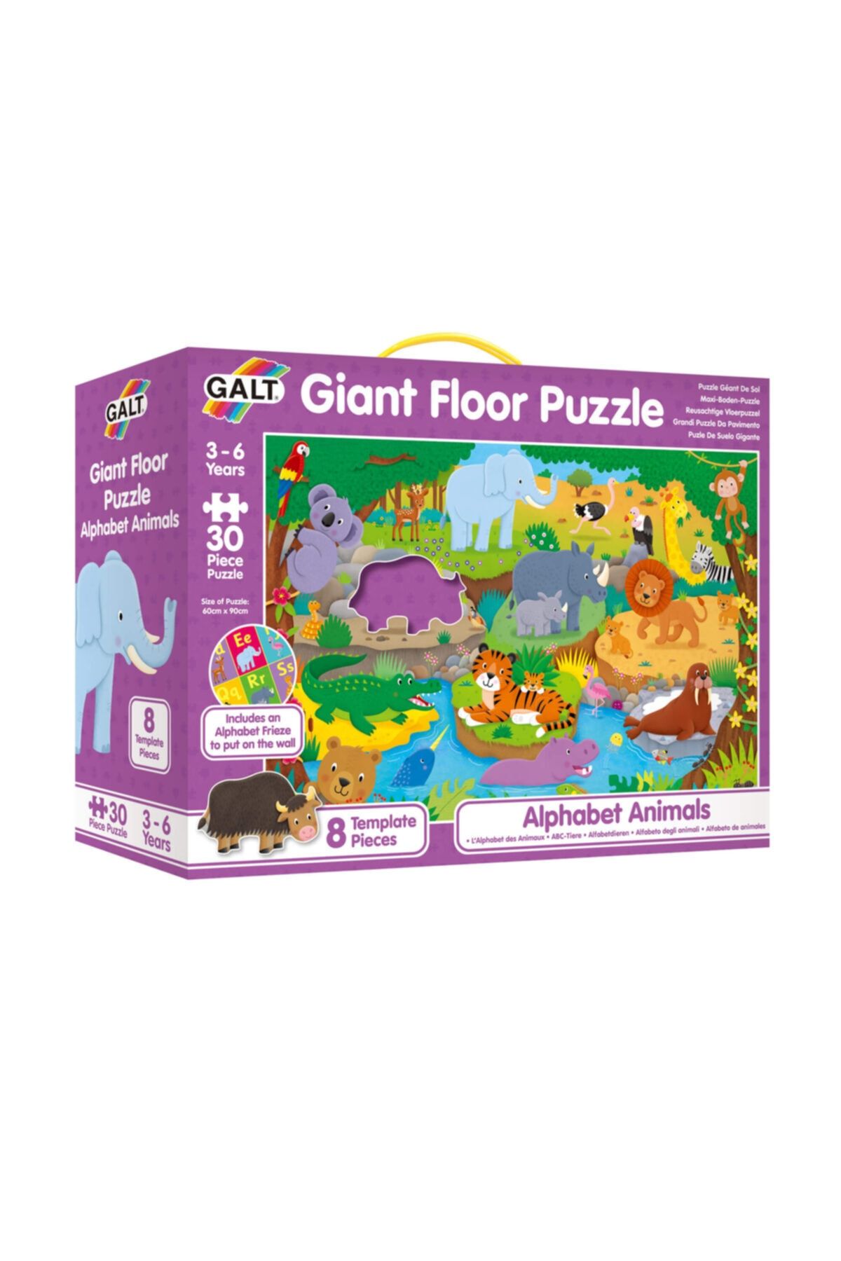 Galt Giant Floor Puzzle - Alphabet Animals 30 Parça