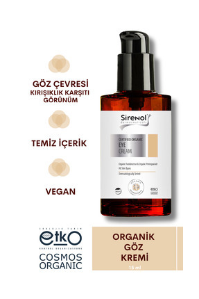 Organik Sertifikalı Anti Aging Göz Kremi 15 ml Image 0