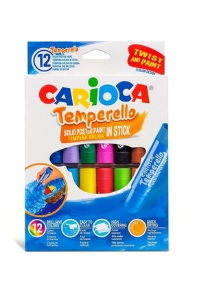 Temperello Stick Poster Boyama Kalemi 12’li Süper Yıkanabilir (ELLERE BULAŞMAZ KOLAY TEMİZLENİR.) Image 0