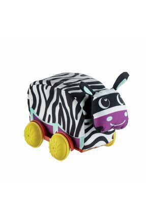 Hayvanlar Serisi Eğitici Peluş Arabalar - Zebra Image 0