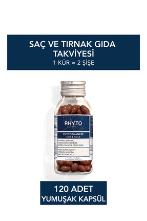 Phytophanere Saç, Tırnak ve Cilt için Takviye Edici Gıda 120 Kapsül Image 0