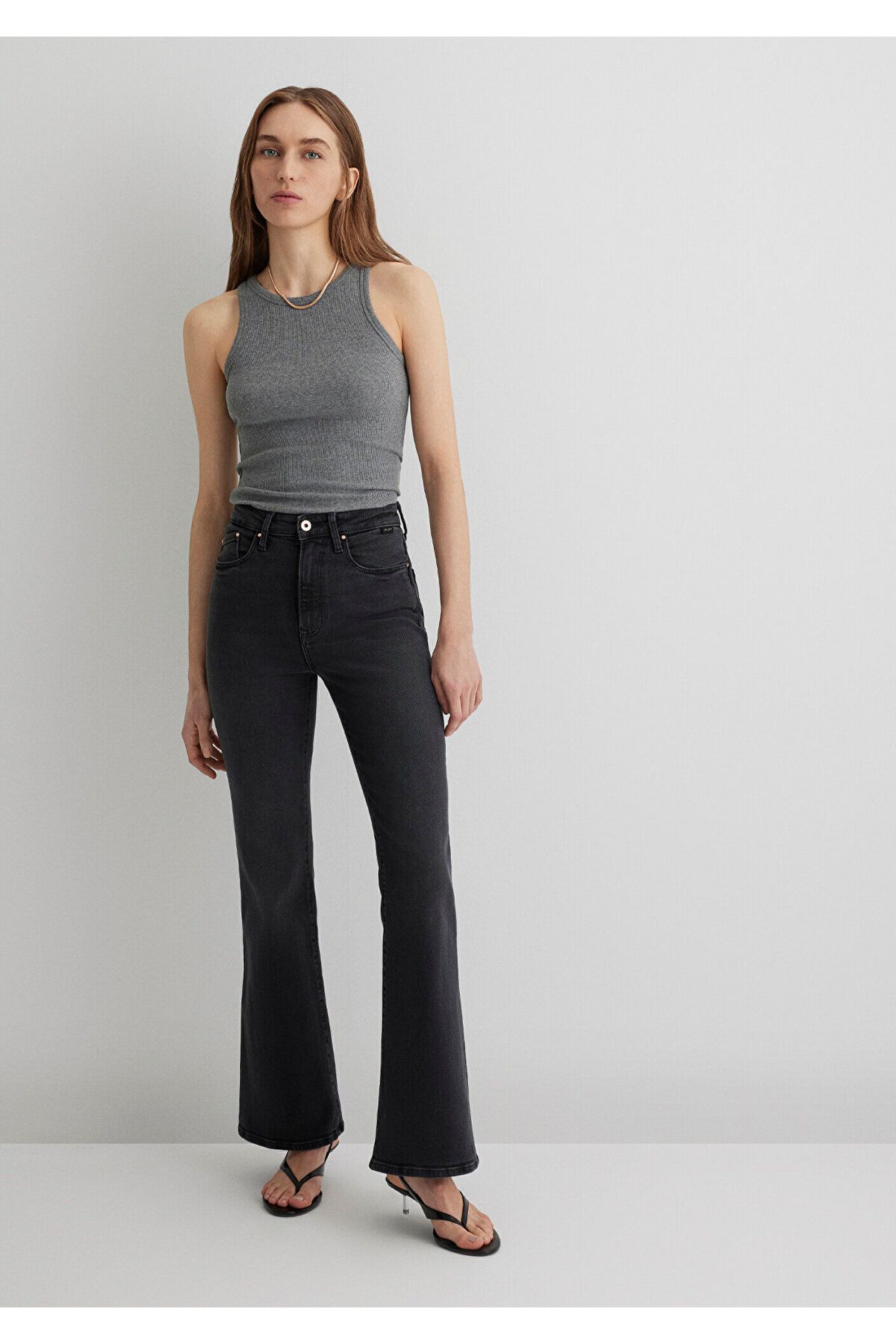 Los Angeles Gold Shape Antracit Jean Pants 1010349-89224