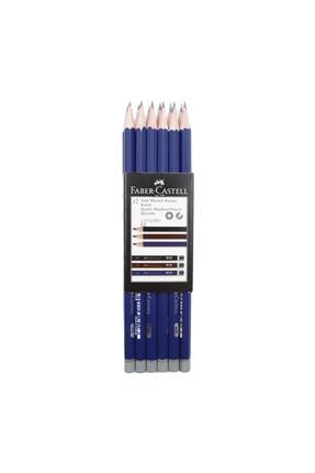 Faber-Castell Dark Mercanlı HB Kurşun Kalem 12 Adet Image 0