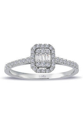 0,25 Karat Baget Pırlanta Yüzük - 1010346 Image 0