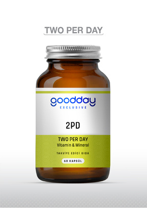 2pd Two Per Day Multi Vitamin 60 Kapsül 29 Etken Madde Image 0