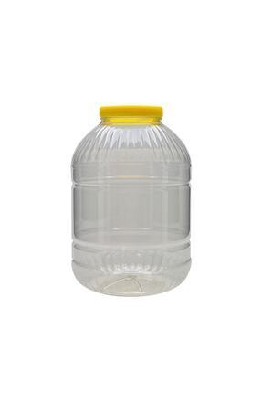 10 Lt Yuvarlak Pet Kavanoz Bidon Turşu Salça Sirke Yağ Bidonu Bidon 10 Litre Saklama Kabı Image 0