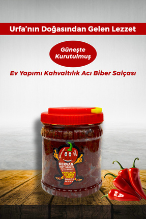 Kahvaltılık Ev Yapımı Acı Biber Salçası 1 KG Image 0