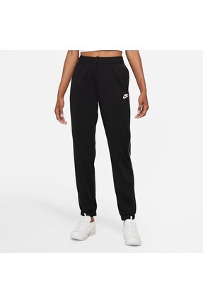 Womens Fitted Track Suit Siyah Kadın Eşofman Takımı Image 5