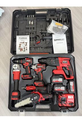 Kimmeer Plus 6 Lı Set 2025 Yeni Nesil Hilti-13 Mm Vidalama-testere-makas-spiral-450 Nm Torklu Image 0
