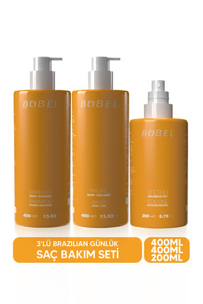 Brazilian Vegan Saç Bakım Seti 10 Etkili Leave In Spray Bakım Sütü Saç Maskesi Şampuan Image 0