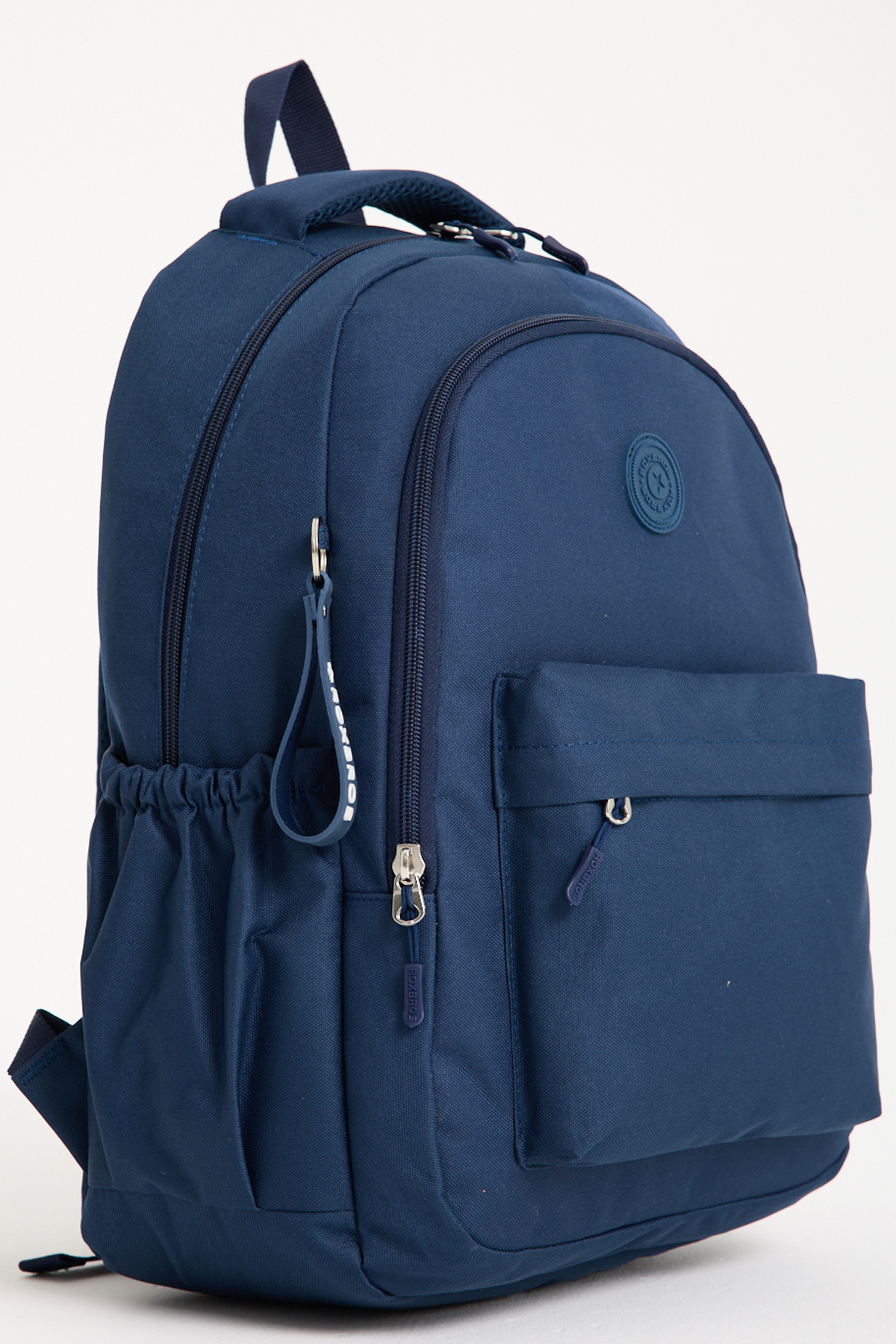 کیف روزانه کوله پشتی مدرسه با محفظه لپ تاپ دخترانه پسرانه ناوی آبی دبستان - اورتاکول - دبیرستان