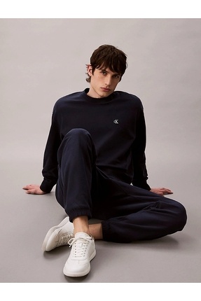 Erkek Premium Terry Monogram Eşofman Altı Image 1