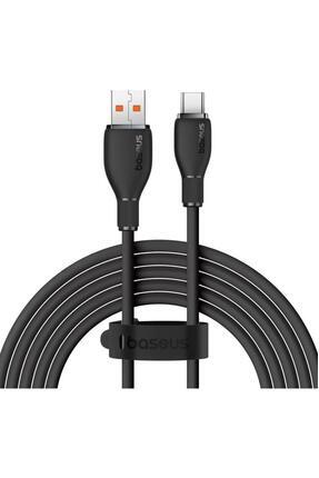 Pudding Serisi Hızlı Şarj ve Data Kablosu USB'den Type-c USB-C'ye 6 Amper 100W, 1,2m Image 0