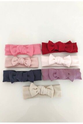 7’li Bebek Hediyelik Bandana Seti, Bebek Bandana Seti,hediyelik Set Image 0
