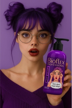 Natural Hair Color Amonyaksız Mor Renkli Saç Boyası 250ml Image 0