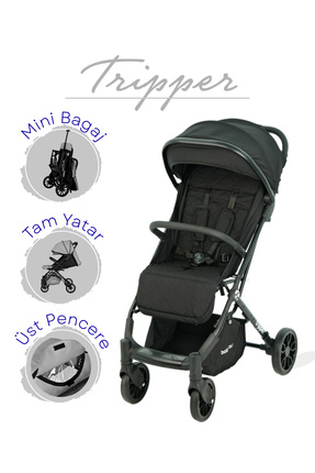 Tripper Kabin Tipi Bebek Arabası (Siyah) Image 0