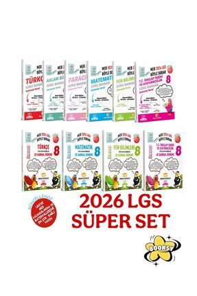 8. SINIF SÜPER SET ( 2026 - LGS ) - BOOKSY Image 0