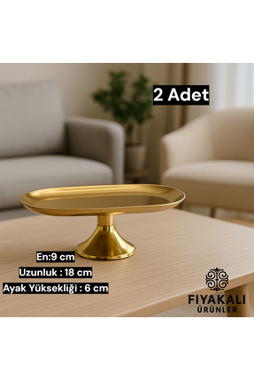 9x18 Cm Ayaklı Kayık Sunumluk,çerezlik,kahvaltı Tabağı,sunum Tabağı,kozmetik,takı Tabağı Image 0