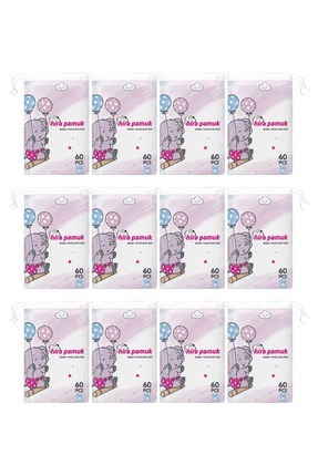 HİRA COTTON Bebek Temizleme Pamuğu X12 Image 0