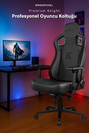 Knight Premium Oyuncu Koltuğu 4D Kolçak Frog Mekanizma Image 0