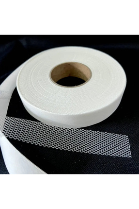 Paça Telası 1,5cm 100 Metre - Çift Taraflı Yapışkan Tela- Şerit Tela- Amerikan Tela Image 0