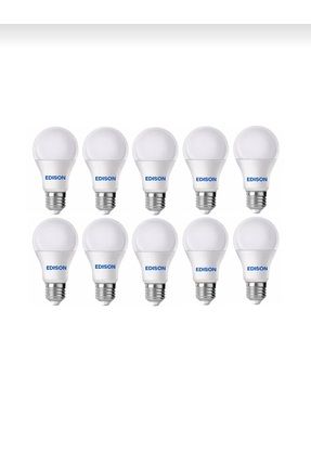 10 Adet Led Ampül Beyaz Renk 9 Watt Tasarruflu Yüksek Işık Gücü A Enerji Sınıfı 9w Ampül Ekonomik Image 0