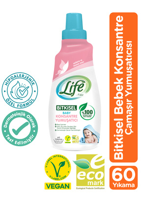 Bitkisel Vegan Konsantre Bebek Çamaşır Yumuşatıcısı 1500 Ml-hipoalerjenik,%100 Doğal Temizlik Image 0