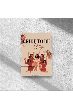 Bride To Be Hediyelik 5 Adet 9x11cm Kart Tasarımı ile Kırık İnci Bileklik Image 0